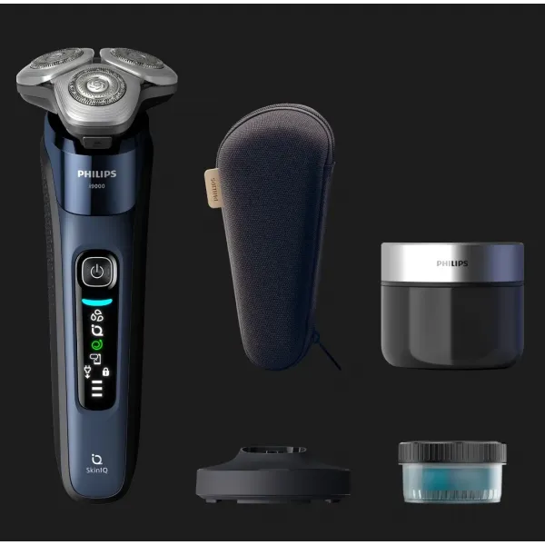 Електрична бритва Philips Series i9000 Prestige SkinIQ (Dark Blue/Black)