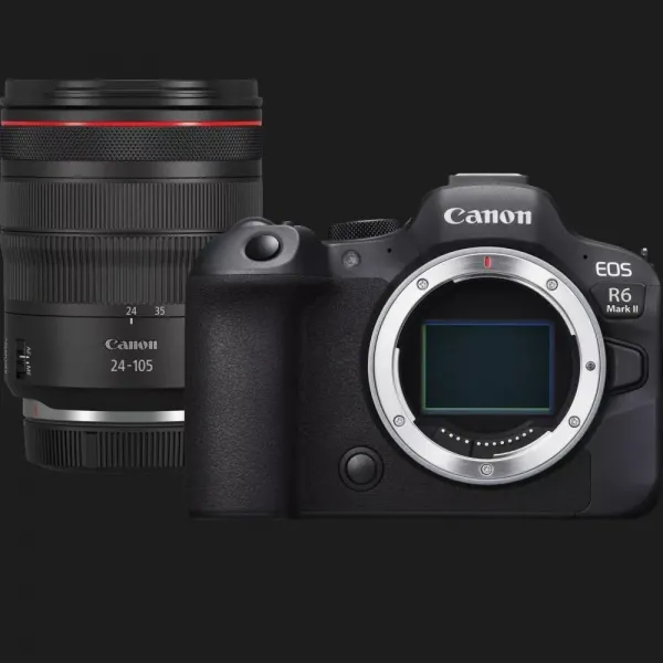Цифровий фотоапарат Canon EOS R6 Mark II Kit 24-105mm L IS (5666C029) (Standard)