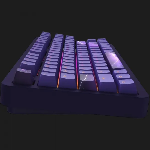 Клавіатура ігрова Dark Project ALU87 Celestial ENG/UA (Black/Dark Purple) (UA)