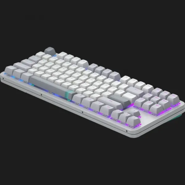 Клавіатура ігрова Dark Project ALU87 Daylight ENG/UA (White/Gray) (UA)
