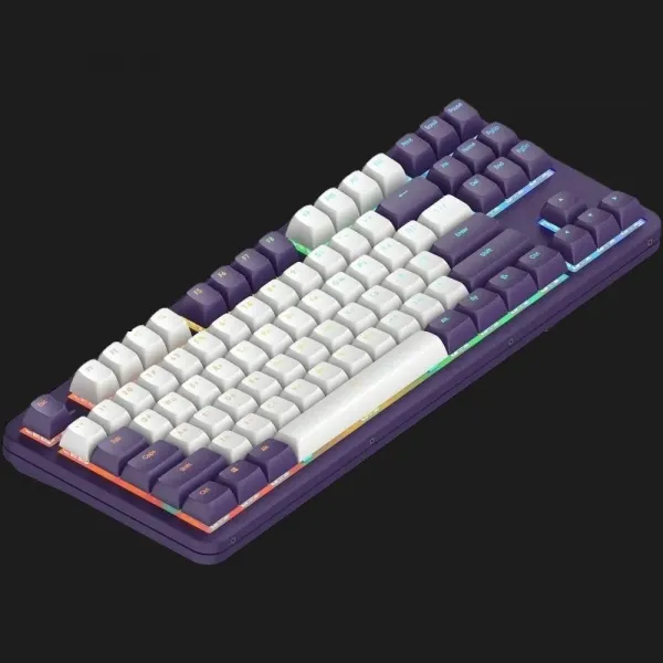 Клавіатура ігрова Dark Project ALU87 Violet ENG/UA (Violet/White) (UA)