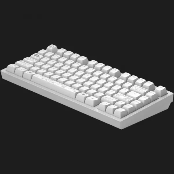 Клавіатура ігрова Dark Project ALU81 Terra Nova (White) (UA)