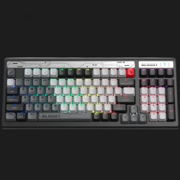 Клавіатура ігрова Bloody B950 RGB (Warrior Gray) (UA)