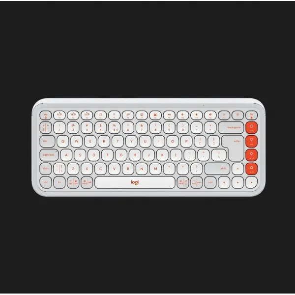Клавіатура бездротова Logitech Pop Icon Keys (Off White) (UA)