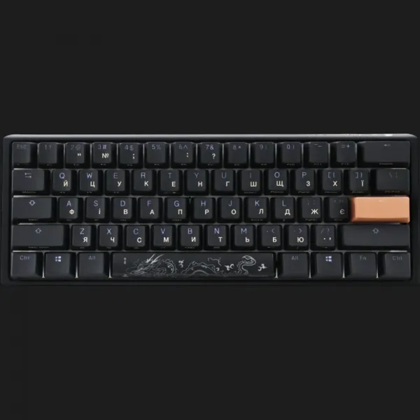 Клавіатура ігрова Ducky One 3 Mini Cherry MX Silent red RGB (Black) (UA)