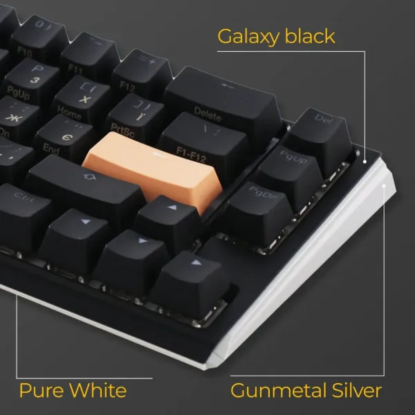 Клавіатура ігрова Ducky One 3 Mini Cherry MX Speed silver RGB (Black) (UA)