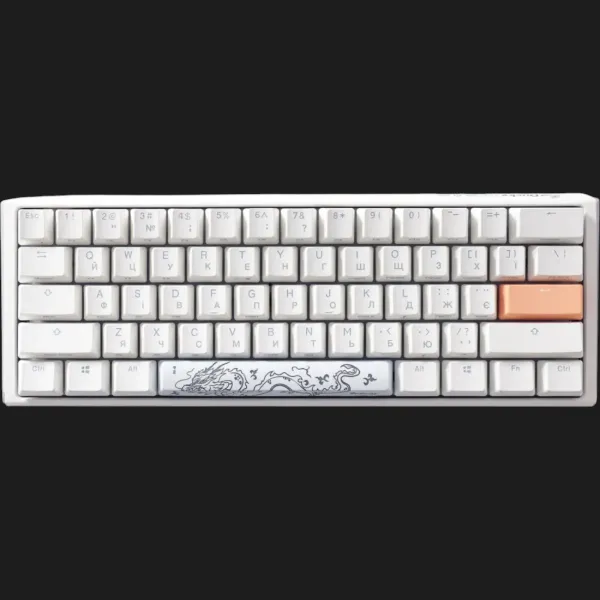 Клавіатура ігрова Ducky One 3 Mini Cherry MX Brown RGB (White) (UA)