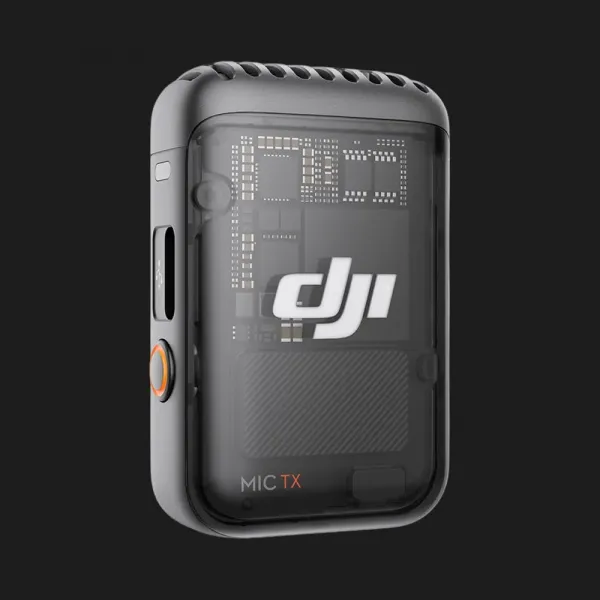 Передавач радіосистеми DJI Mic 2 Transmitter (Shadow Black) (CP.RN.00000328.01)