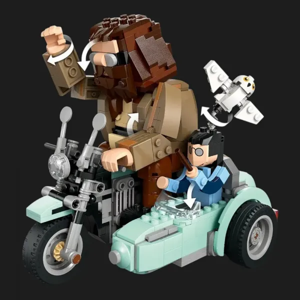 Конструктор LEGO Harry Potter Поїздка Геґріда й Гаррі на мотоциклі (76443)