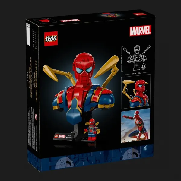 Конструктор LEGO Marvel Погруддя Залізної Людини-Павука (76326)