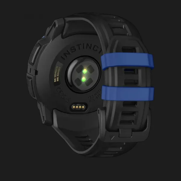 Garmin Instinct 3 50mm AMOLED Black with Black/Bolt Blue Band