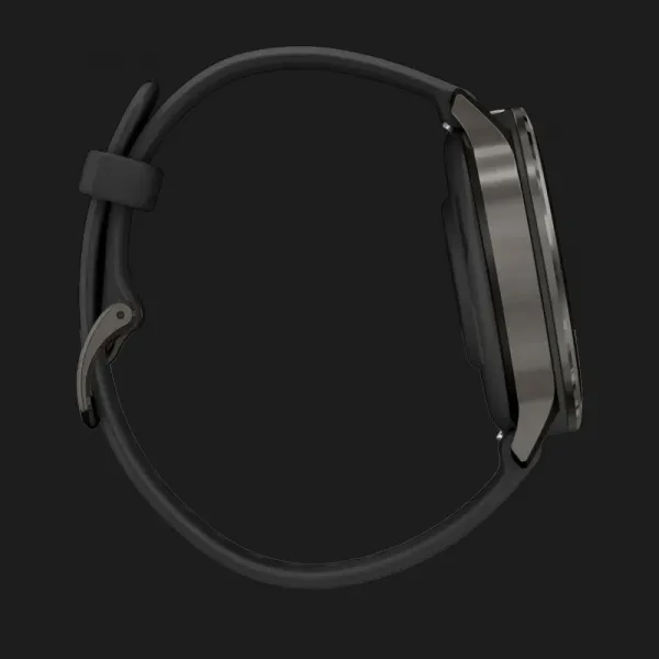 Garmin Venu 4 41mm Slate with Black Silicone Band