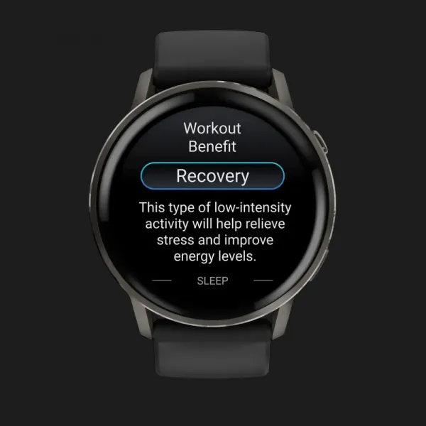 Garmin Venu 4 45mm Slate with Black Silicone Band