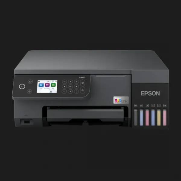 БФП cтруменевий Epson EcoTank L8100 (Black) (C11CK94401)