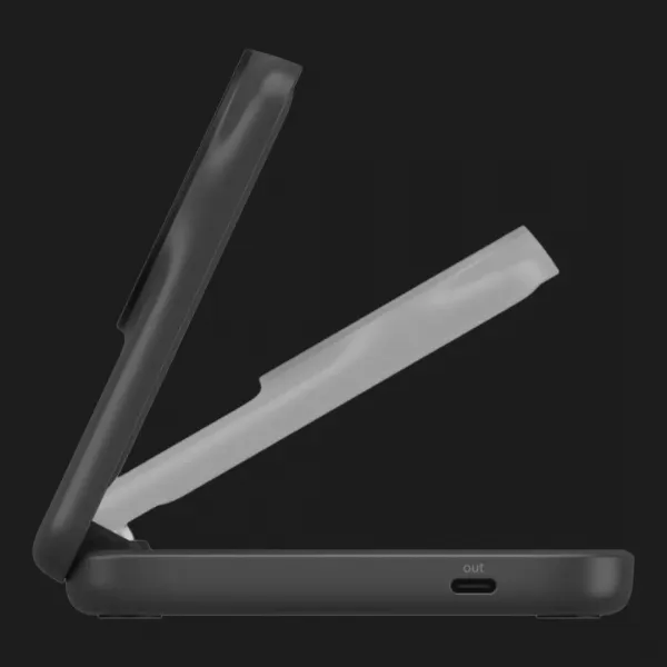 Безпровідна зарядка Belkin 2в1 UltraCharge Foldable Magnetic Charging 25Вт (Black)