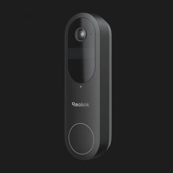 Відеодзвінок Reolink D340B (Video Doorbell Wi-Fi/АКБ) (Black)