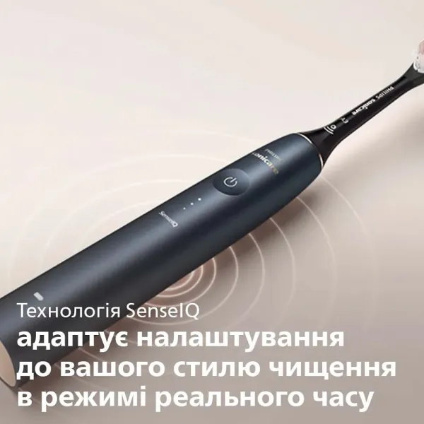 Зубна електрощітка Philips Sonicare DiamondClean Prestige 9900 (Dark Blue)